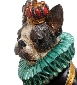 Noble Style NS-175 Статуэтка с часами «Собака Элизабет»