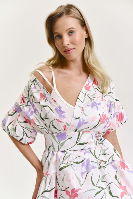 ПЛАТЬЕ ДАЙВИ ЦВЕТОЧНЫЙ ПРИНТ