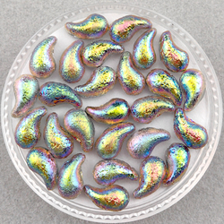 Бусины ZoliDuo 5x8 мм, цвет Витраж с травленым покрытием (Etched Crystal Vitrail)