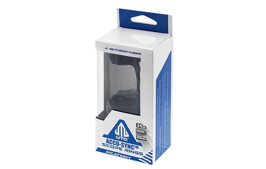 Кронштейн Leapers небыстросъемный UTG ACCU-SYNC 34мм Weaver с выносом 50мм, высокий AIR42250