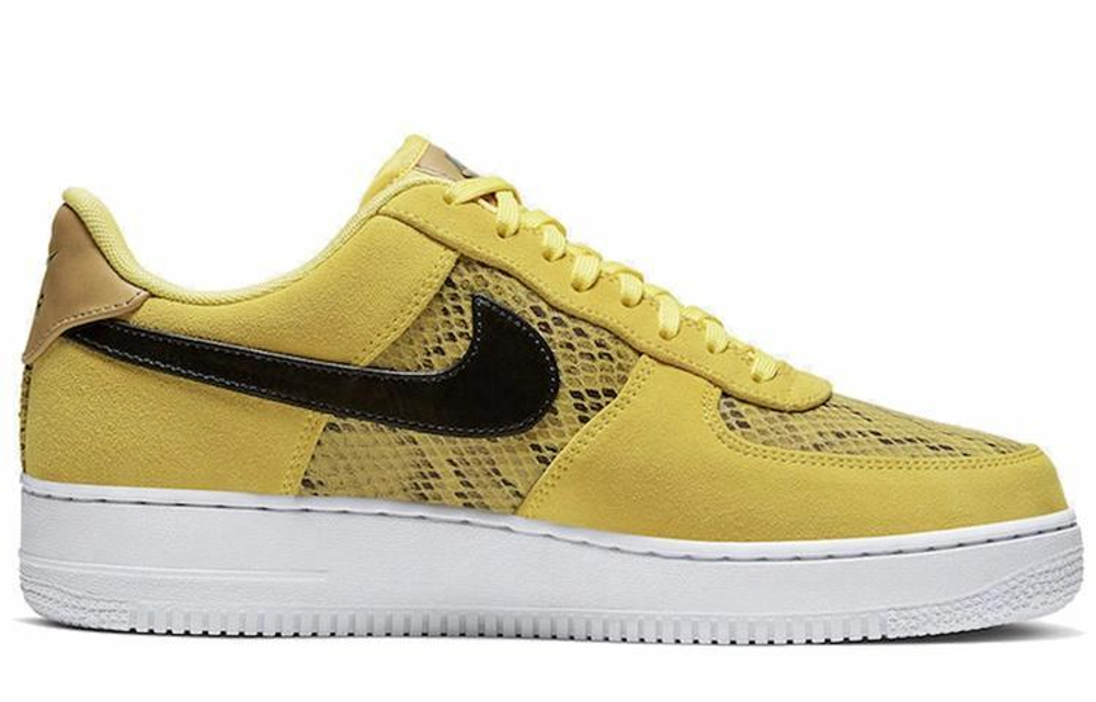 Кроссовки Nike Air Force 1 Low Yellow Snakeskin