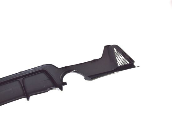 Диффузор заднего бампера глянцево - черный V.1 для BMW 4 F32 F33 F36 2013-2020 Coupe Cabrio Gran Coupe