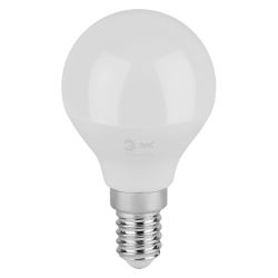 Лампа светодиодная ЭРА GREEN LINE LED P45-6W-840-E14 GL 6Вт шар яркий белый свет E14 | Лампы cветодиодные Шар (G/P)