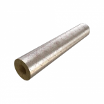 Цилиндр навивной гидрофобизированный из минеральной ваты на основе горных пород базальтовой группы кашированный армированной алюминиевой фольгой RWL 100, РОКВУЛ