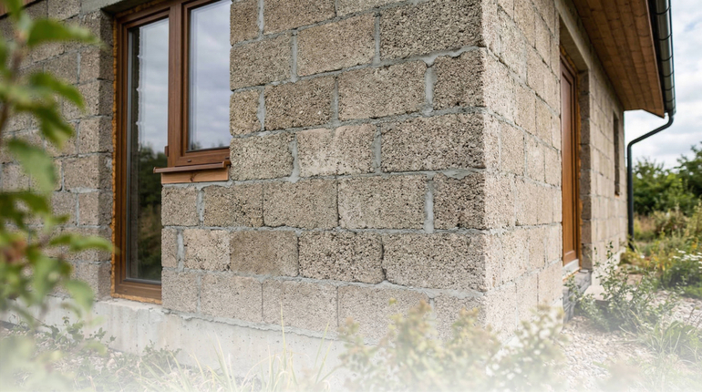 ДОМ ИЗ КЕРАМЗИТОБЛОКА