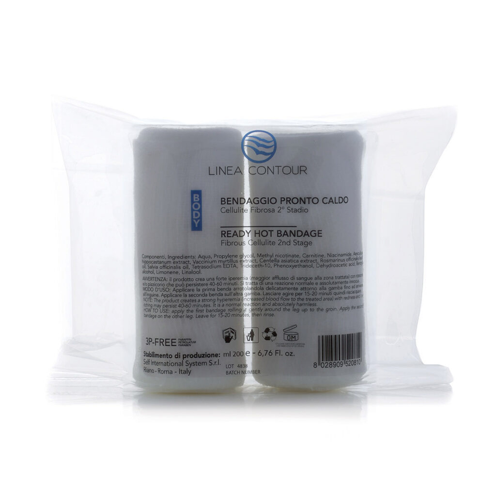 Готовой холодное обертывание при отечном целлюлите , Linea Contour, 2 бандажа