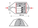 Палатка Tramp Lite Camp 3 TLT-007.06
