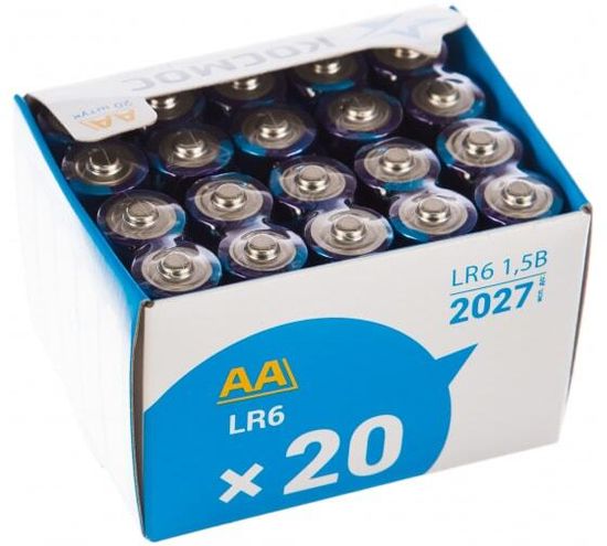 Элемент питания Космос алкалин LR6 АА 20*BOX 54899