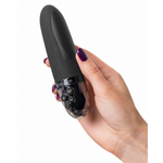 Вибратор Mystim Sleak Freak с электростимуляцией, черный