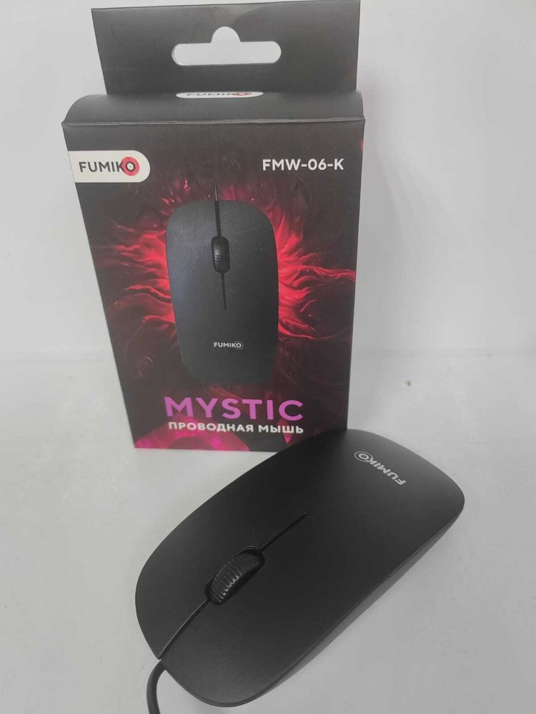 Мышь проводная FUMIKO MYSTIC черная