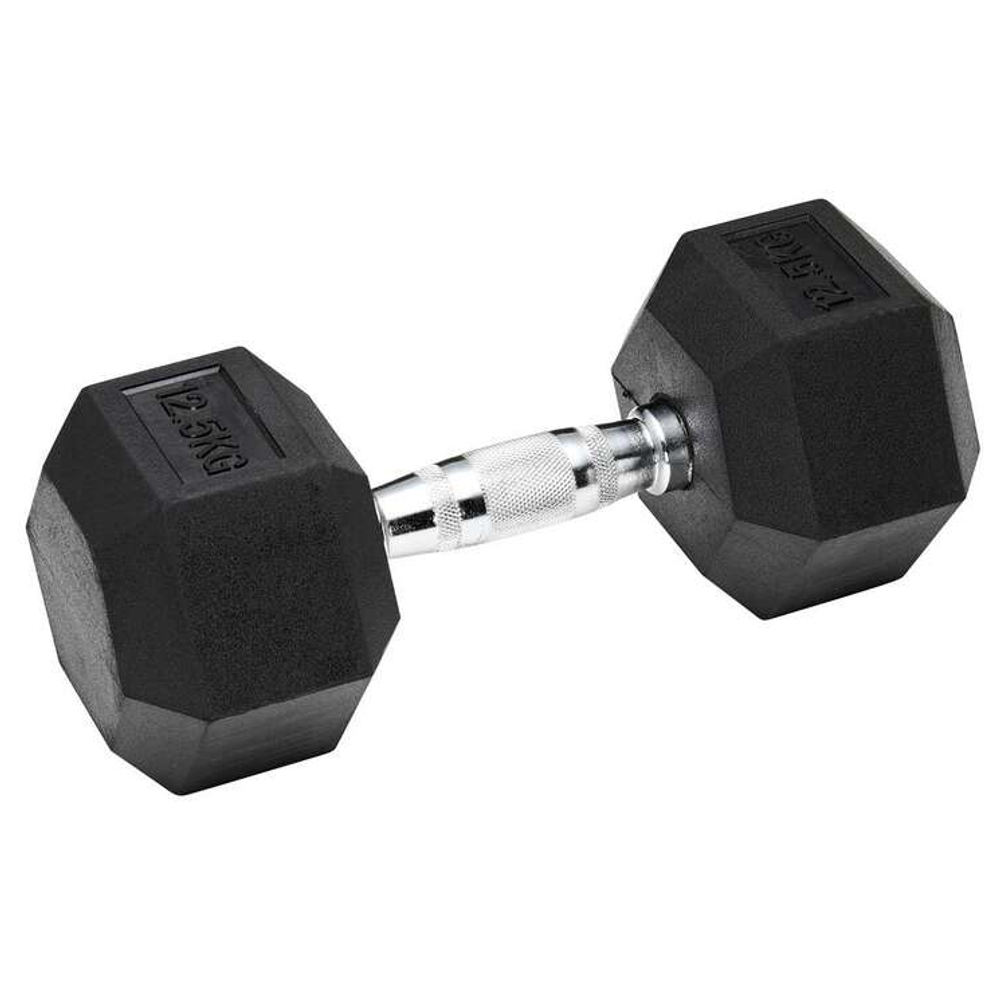 Гантельный ряд. Гексагональные гантели 12,5-30 кг