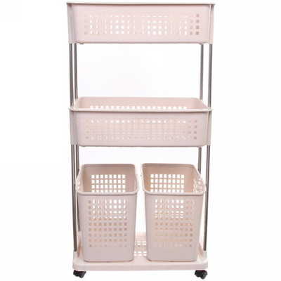 Этажерка 3х-секционная на колесиках 56х33,5х107