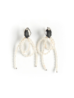 Серьги "Glide bow" Silver