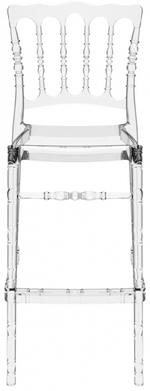 Стул прозрачный барный Siesta Contract Opera Bar 75, прозрачный