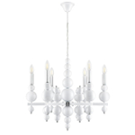 8260/6 MODERNI LN26 126 белый/хром, металл Люстра E14 6*40W 220V NANA