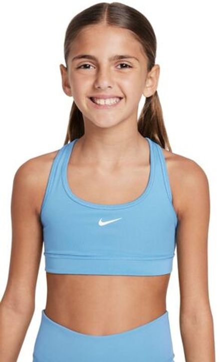 Теннисный детский бюстгальтер Nike Girls Swoosh Sports