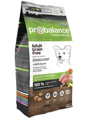 Сухой беззерновой корм Probalance Adult Grain Free для взрослых собак