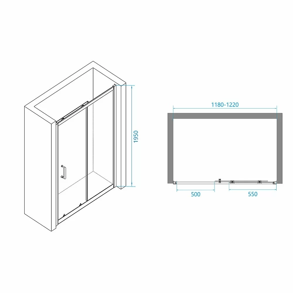 Душевая система RGW Shower Panels SP-6143-01 50140801-01 хром