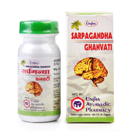 Сарпагандха Гханвати Унджха (Sarpagandha Ghanvati Unjha), 40 таблеток