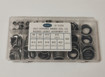 Набор колец уплотнительных 165 шт./ Шайбы резинометаллические