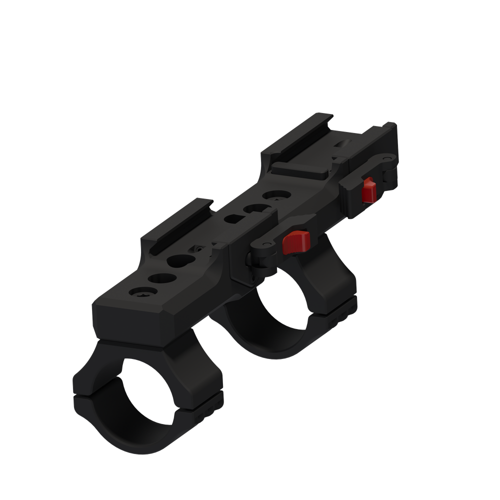 Быстросъёмный моноблочный кронштейн Aimpro на picatinny/weaver D34мм H38мм (AК)
