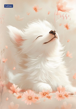 Блокнот А5 40 л. клетка ХАТБЕР Флосси (940Б5лA1к)