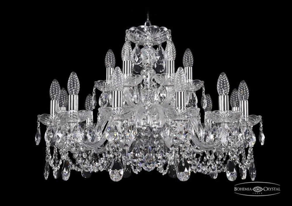 Подвесная люстра Bohemia Ivele 1402/12+6/240 Ni
