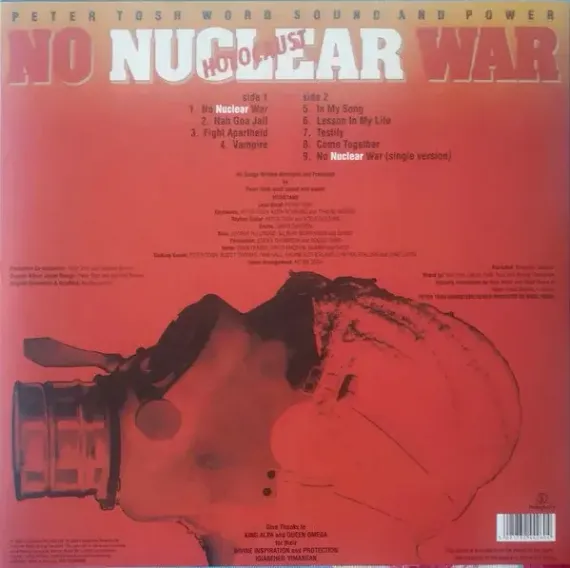 Peter Tosh - No Nuclear War - Yellow LP