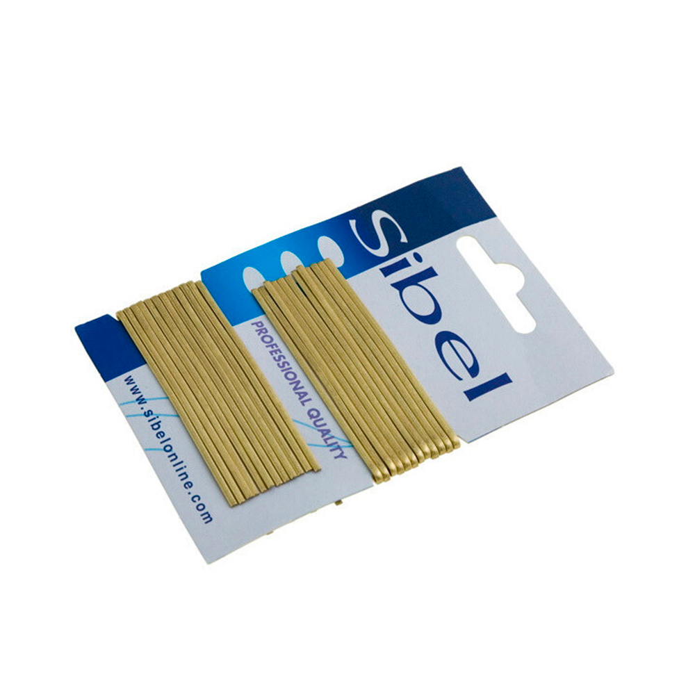 Sibel Невидимки 940017052, медно-бежевые, 70 мм (24 шт)