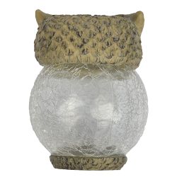 USL-S-813-GT160 OWL Садовый светильник на солнечной батарее Сова. 1 светодиод. Белый свет. 1xАА Ni-Mh аккумулятор в-к. IP44. TM Uniel