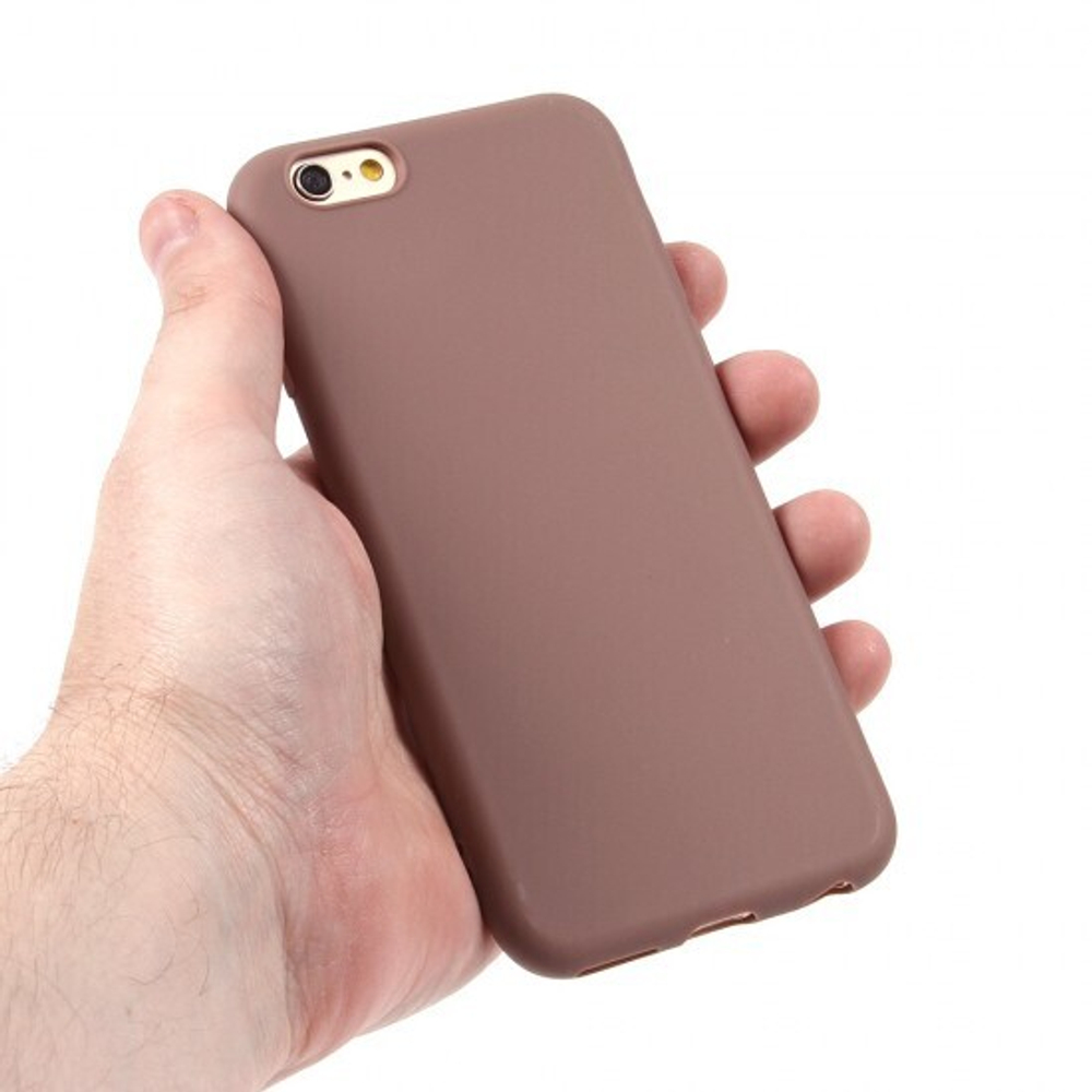 Чехол ТПУ для iPhone 6/6S, 011010 Пыльная роза