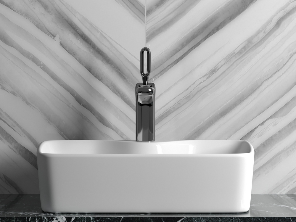 Умывальник чаша накладная прямоугольная Element 480x370x130мм