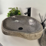 Раковина из речного камня RS-64856 59*47*16 0857