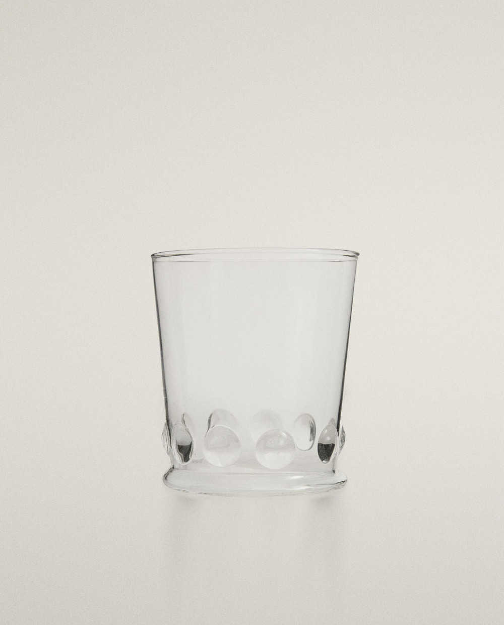 Zara Home стакан из боросиликатного стекла, цвет прозрачный, 10 см