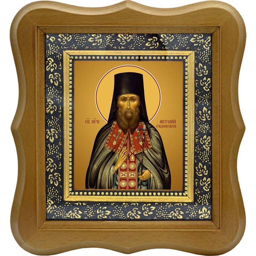 Антоний Радонежский преподобный архимандрит. Икона на холсте.