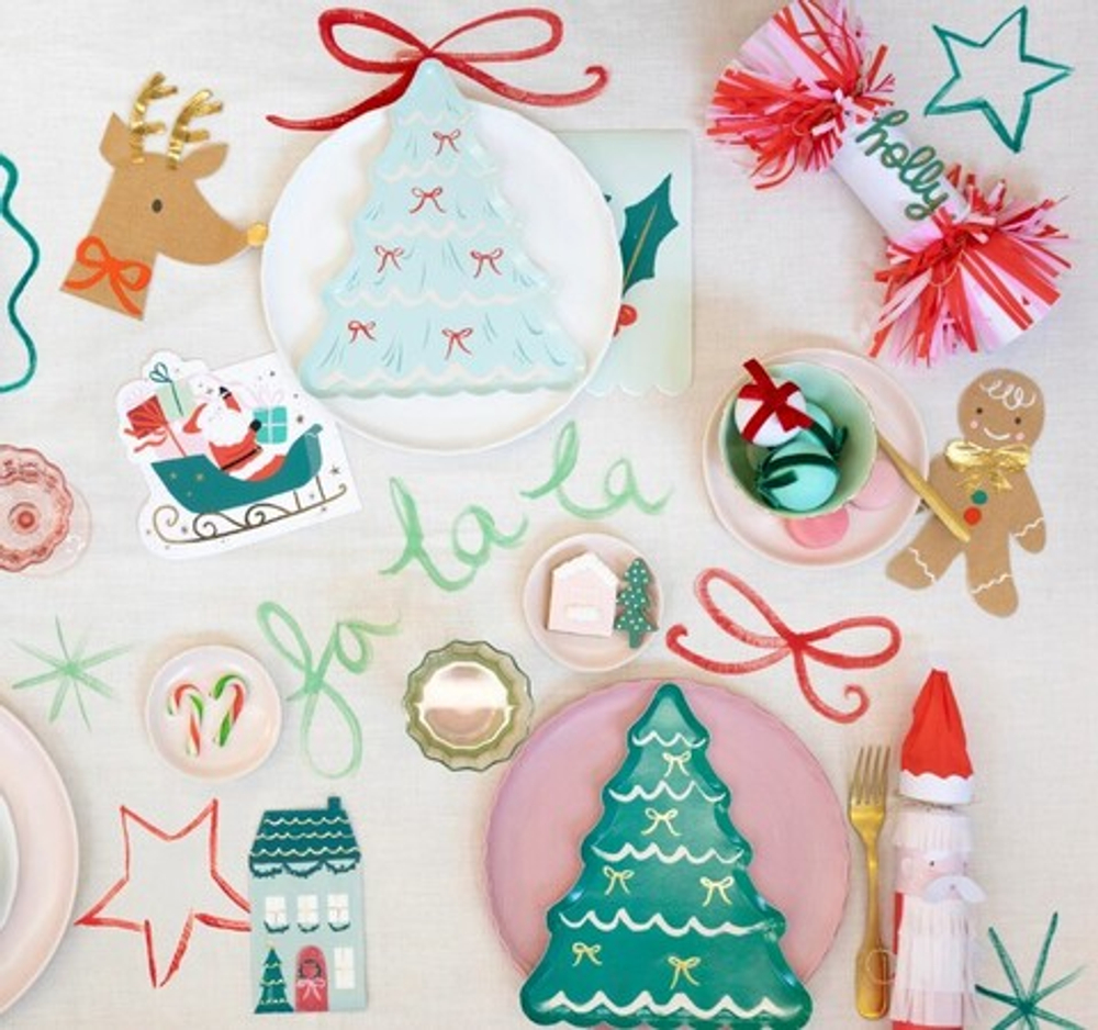 Салфетки фигурные «Ёлочки» 16 шт. (2025)