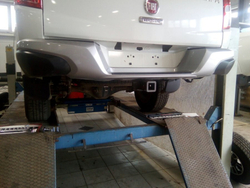 Фаркоп под квадрат для Fiat Fullback / Mitsubishi L200 5, c 2015г., Бизон.FA 1008-E