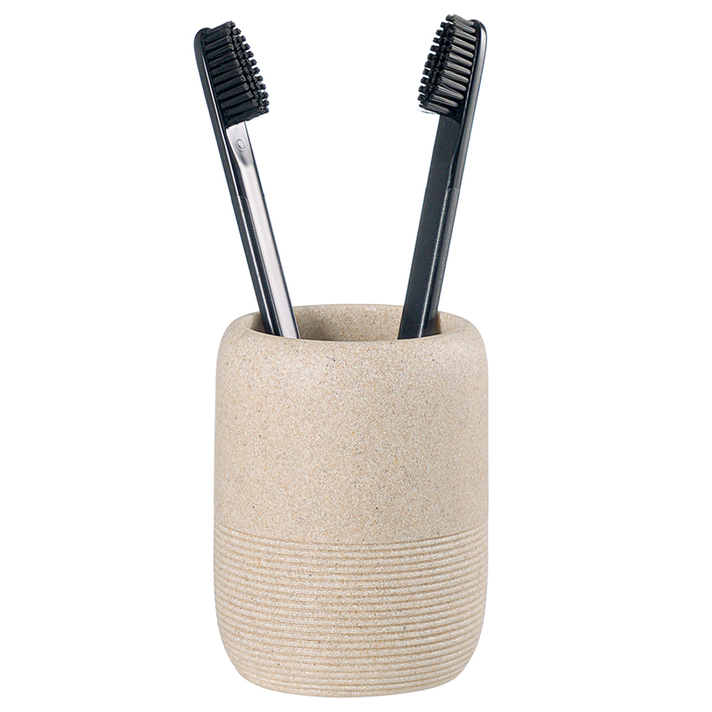Стакан для зубных щеток loup, бежевый