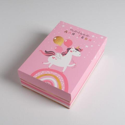 Коробка складная «Единорог», 30 × 20 × 9 см