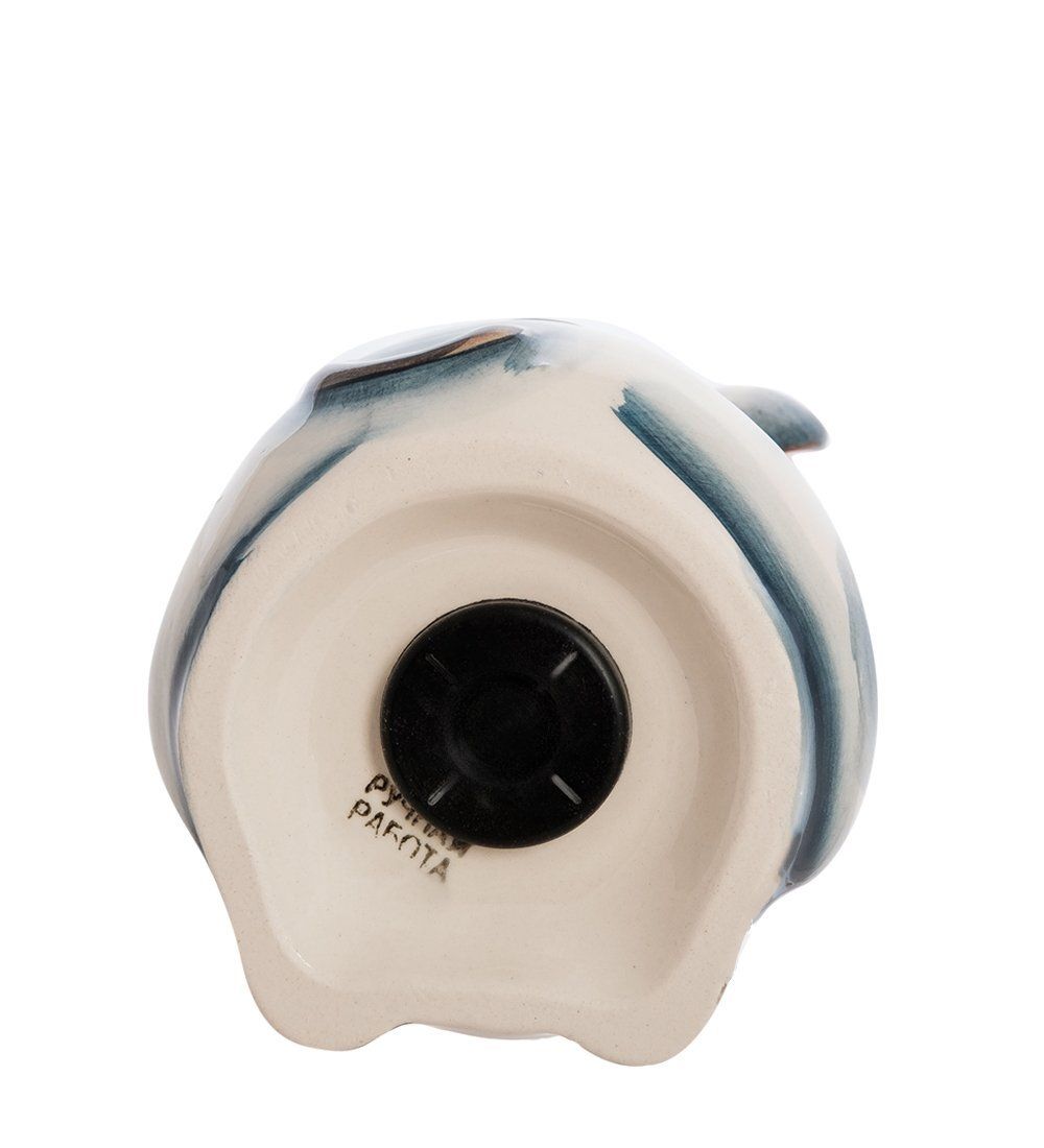 ГЛ- 624 Копилка «Мышь» бол. цв. (Гжельский фарфор)