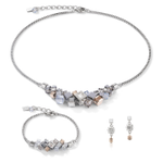 Серьги Coeur de Lion Silver-Rosegold 5037/21-1723