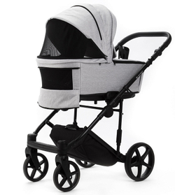 Детская коляска Adamex Zico New 2 в 1 ZN-TK01 TIP (СВЕТЛО-СЕРЫЙ)