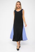 Сарафан Новый сезон (черно-голубой) П13629-10М LT Collection