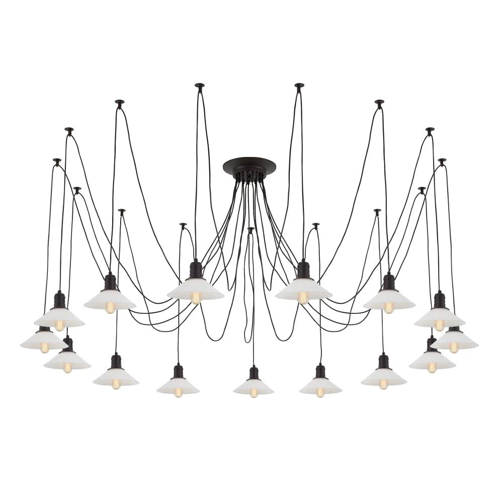 Citilux Эдисон CL451152 Люстра паук Венге