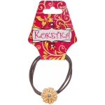 Резинка для волос «Жасмин», ромашка, цвет как на фото, d-5,5см