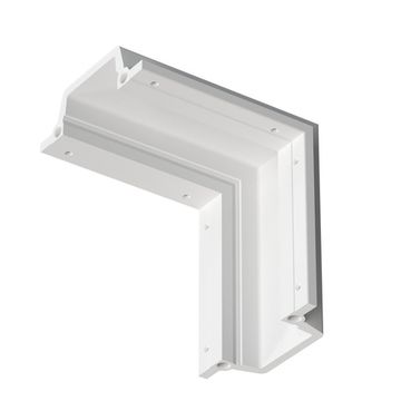 Соединительный элемент (угол 90 стена/стена, стена/потолок) встраиваемой профильной гипсовой системы SN 345 белый Saber 100.5 Stellanova