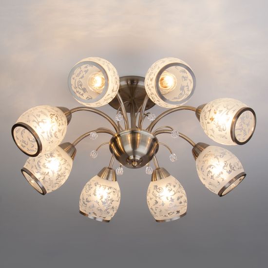 30026/8 / потолочный светильник /   античная бронза