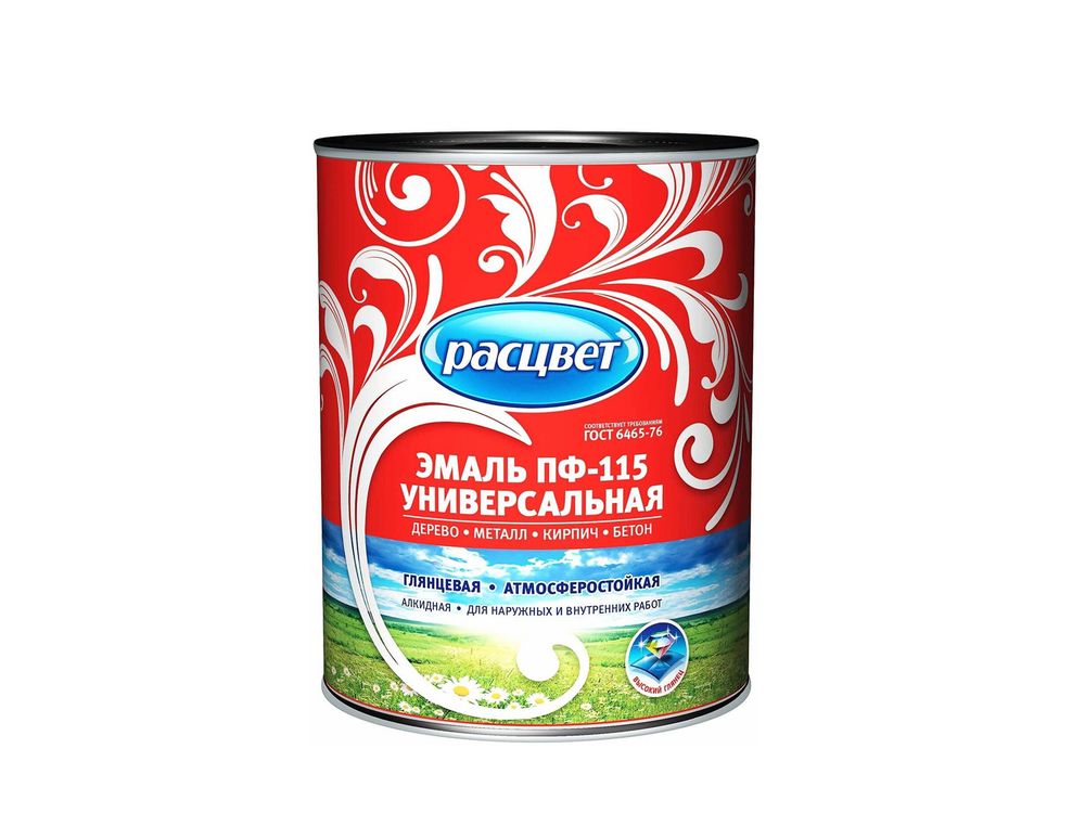 Эмаль Расцвет ПФ-115 2,7кг белая универсал /Ростов (906)