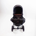 Коляска-трансформер 2в1 V9 Чёрный текстиль