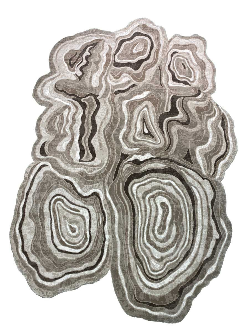 Ковер Safir 00856C Gray/Brown Прямоугольник (1.95 х 2.9)